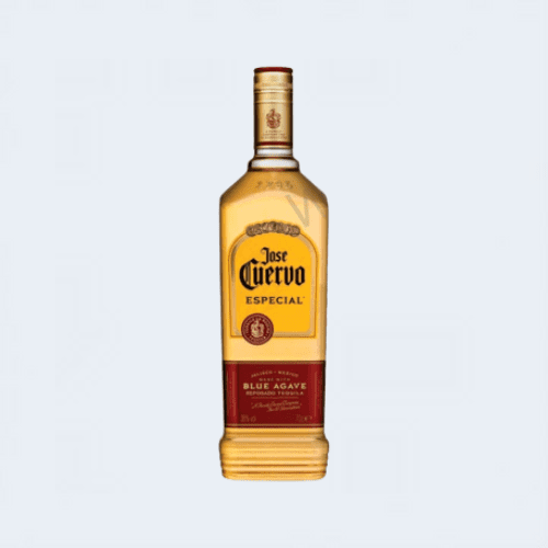 <h4>Jose Cuervo Especial Gold Tequila</h4>
                                    <div class='border-bottom my-3'></div>
                                    <table id='alt-table' cellpadding='3' cellspacing='1' border='1' align='center' width='80%'>
                                        <thead id='head-dark'><tr><th>Quantity</th><th>Price/Unit</th></tr></thead>
                                        <tr><td>750ml</td><td class='price'>₹3360</td></tr>
                                    </table>
                                    <b class='text-start'>Description :</b>
                                            <p class='text-justify mt-2'>Cuervo® Gold is golden-style joven tequila made from a blend of reposado (aged) and younger tequilas. Ever the story-maker, Cuervo® Gold's own story includes the leading role in the invention of The Margarita, and it is still the perfect tequila for that beloved cocktail. 40% Alc./Vol. (80 Proof).</p>