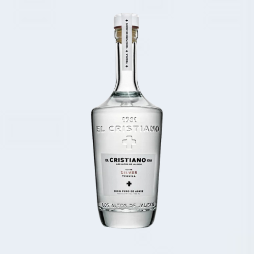 <h4>El Cristiano Silver Tequila</h4>
                                             <div class='border-bottom my-3'></div> 
                                            <table id='alt-table' cellpadding='3' cellspacing='1' border='1' align='center' width='80%'>
                                                <thead id='head-dark'><tr><th>Quantity</th><th>Price/Unit</th></tr></thead>
                                                 <tr>
                                                    <td>750ml</td>
                                                    <td class='price'>₹7510</td>
                                                </tr>
                                                
                                            </table>
                                            <b class='text-start'>Description :</b>
                                            <p class='text-justify mt-2'>
                                         El Cristiano Silver is a premium tequila with a complex profile, featuring a clean taste from coil copper stills, a full-bodied appearance with silver hues, and a nose of cooked agave, butter, mature fruit, bay leaf, and rosemary. The palate offers a round, earthy, and sweet experience with flavors of cooked and fresh agave, mature fruit, and a clean finish. This 100% Blue Weber Agave tequila is suitable for sipping neat, on the rocks, or in cocktails and is produced using mature agaves from the Jalisco highlands. 
                                            </p>