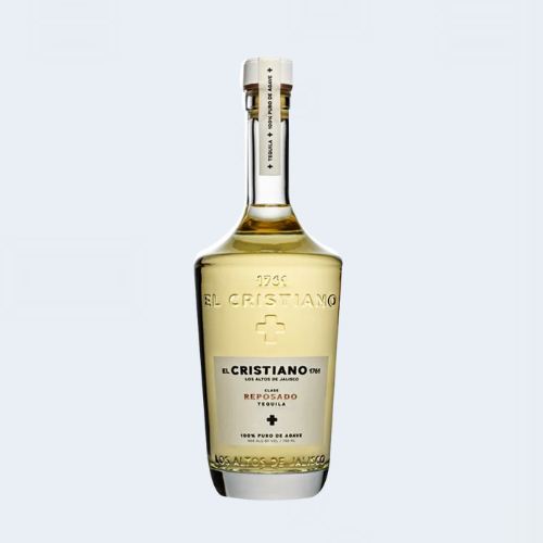 <h4>El Cristiano Reposado Tequila</h4>
                                             <div class='border-bottom my-3'></div> 
                                            <table id='alt-table' cellpadding='3' cellspacing='1' border='1' align='center' width='80%'>
                                                <thead id='head-dark'><tr><th>Quantity</th><th>Price/Unit</th></tr></thead>
                                                 <tr>
                                                    <td>750ml</td>
                                                    <td class='price'>₹9010</td>
                                                </tr>
                                                
                                            </table>
                                            <b class='text-start'>Description :</b>
                                            <p class='text-justify mt-2'>
                                       El Cristiano Reposado Tequila is a 100% Blue Weber agave tequila, aged for six months in American oak casks, giving it a pale golden amber hue and a complex flavor profile with notes of creme brûlée, dried tropical fruit, nougat, herbs, and hints of grilled pepper, balanced by a soft, satiny entry and a fruity, medium-to-full body for a refined sipping experience. 
                                            </p>