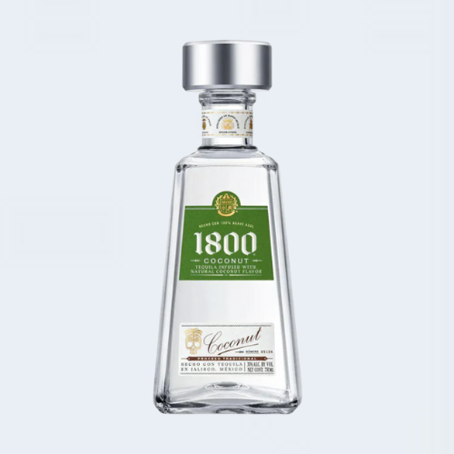 <h4>1800 Coconut Tequila</h4>
                                             <div class='border-bottom my-3'></div> 
                                            <table id='alt-table' cellpadding='3' cellspacing='1' border='1' align='center' width='80%'>
                                                <thead id='head-dark'><tr><th>Quantity</th><th>Price/Unit</th></tr></thead>
                                                 <tr>
                                                    <td>750ml</td>
                                                    <td class='price'>₹6390</td>
                                                </tr>
                                                
                                            </table>
                                            <b class='text-start'>Description :</b>
                                            <p class='text-justify mt-2'>
                                             1800 Coconut Tequila is a sweet, tropical spirit made from 100% blue agave tequila infused with natural, ripe coconut flavor, offering a smooth, medium-bodied taste with notes of coconut, agave, and sometimes hints of spice or chocolate, perfect for sipping on the rocks, with pineapple juice, or in cocktails like Piña Coladas. It's known for being smooth with little to no burn, making it very approachable. 
                                            </p>