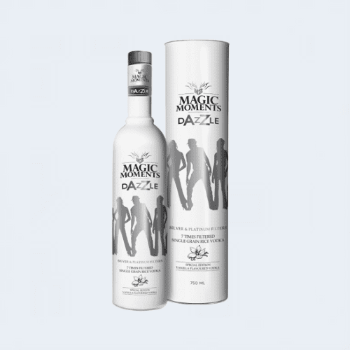 <h4>Magic Moments Verve Silver Vanilla Vodka</h4>
                                        <div class='border-bottom my-3'></div> 
                                    <table id='alt-table' cellpadding='3' cellspacing='1' border='1' align='center' width='80%'>
                                        <thead id='head-dark'><tr><th>Quantity</th><th>Price/Unit</th></tr></thead>
                                        <tr><td>750ml</td><td class='price'>₹1110</td></tr>
                                    </table>
                                    <b class='text-start'>Description :</b>
                                            <p class='text-justify mt-2'>Magic Moments Verve is a unique vodka that possesses the ability to send you in a trance. The tantalizing aroma of its flavour and its crisp taste have enabled it to become the fastest growing vodka in the super premium segment.</p>