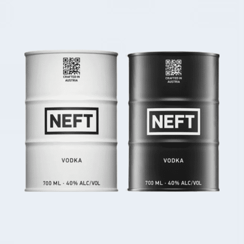 <h4>NEFT Vodka</h4>
                                        <div class='border-bottom my-3'></div> 
                                    <table id='alt-table' cellpadding='3' cellspacing='1' border='1' align='center' width='80%'>
                                        <thead id='head-dark'><tr><th>Quantity</th><th>Price/Unit</th></tr></thead>
                                        <tr><td>700ml</td><td class='price'>₹3980</td></tr>
                                    </table>
                                    <b class='text-start'>Description :</b>
                                            <p class='text-justify mt-2'>NEFT’s barrel is as unique as the vodka inside. Turn heads at your next gathering with our black, white or pride barrel. Nothing looks like NEFT, nothing tastes better, either.