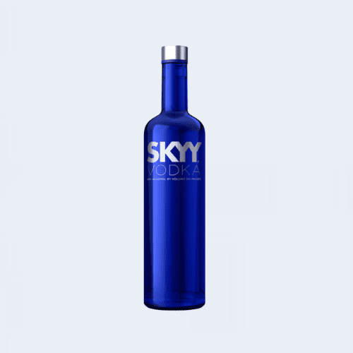 <h4>Skyy Vodka</h4>
                                        <div class='border-bottom my-3'></div> 
                                    <table id='alt-table' cellpadding='3' cellspacing='1' border='1' align='center' width='80%'>
                                        <thead id='head-dark'><tr><th>Quantity</th><th>Price/Unit</th></tr></thead>
                                        <tr><td>750ml</td><td class='price'>₹1680</td></tr>
                                    </table>
                                    <b class='text-start'>Description :</b>
                                            <p class='text-justify mt-2'>SKYY vodka is an American vodka spirit produced by the Campari America division of Campari Group of Milan, Italy, formerly SKYY Spirits LLC. SKYY Vodka is 40% ABV or 80 proof, except in Australia and New Zealand where it is 37.5% ABV / 75 Proof and in South Africa where it is 43% ABV / 86 Proof.