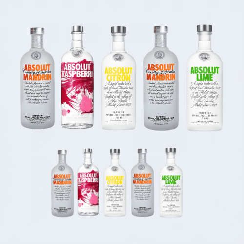 <h4>Absolut Flavoured Vodka</h4>
                                        <div class='border-bottom my-3'></div> 
                                    <table id='alt-table' cellpadding='3' cellspacing='1' border='1' align='center' width='80%'>
                                        <thead id='head-dark'><tr><th>Quantity</th><th>Price/Unit</th></tr></thead>
                                        <tr>
                                            <td>200ml</td>
                                            <td class='price'>₹600</td>
                                        </tr>
                                        <tr>
                                            <td>50ml</td>
                                            <td class='price'>₹160</td>
                                        </tr>
                                        <tr>
                                            <td>750ml</td>
                                            <td class='price'>₹1720</td>
                                        </tr>
                                        <tr>
                                            <td>750ml</td>
                                            <td class='price'>₹1840</td>
                                        </tr>
                                         <tr>
                                            <td>750ml</td>
                                            <td class='price'>₹1830</td>
                                        </tr>
                                        </tr>
                                         <tr>
                                            <td>750ml</td>
                                            <td class='price'>₹1780</td>
                                        </tr>
                                    </table>
                                    <b class='text-start'>Description :</b>
                                        <p class='text-justify mt-2'>Absolut Flavoured Vodka is a Swedish vodka made exclusively from natural ingredients, and unlike some other vodkas, it doesn't contain any added sugar. In fact, Absolut is as clean as vodka can be.</p>