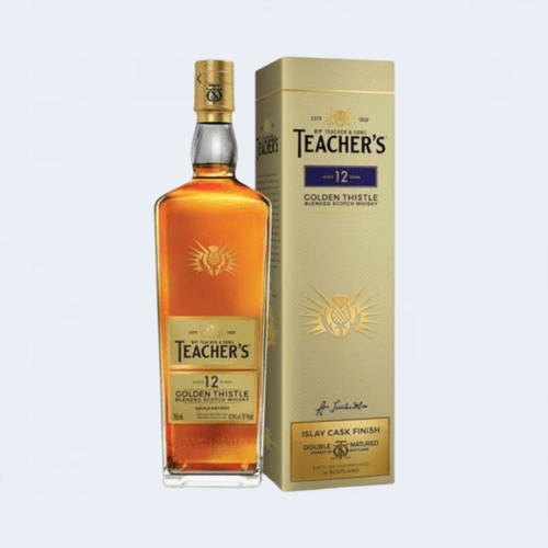<h4>Teacher's Golden Thistle Blended Scotch Whiskey</h4>
                                              <div class='border-bottom my-3'></div> 
                                            <table class='mb-3' id='alt-table' cellpadding='3' cellspacing='1' border='1' align='center' width='80%'>
                                                <thead id='head-dark'><tr><th>Quantity</th><th>Price/Unit</th></tr></thead>
                                                <tr><td>750ml</td><td class='price'>₹2520</td></tr>
                                            </table>
                                            <b class='text-start'>Description :</b>
                                            <p class='text-justify mt-2'>The Golden Thistle is warm and delectable on the palate with subtle hints of chest-nut and maple. The finish is peaty and wholesome, while the aroma has subtle notes of orange, vanilla, honey and oak wood.</p>