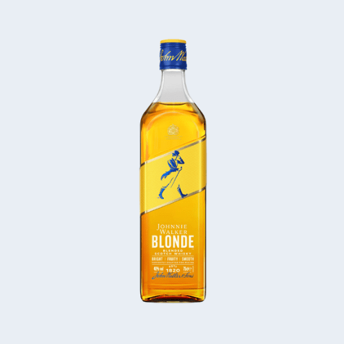 <h4>Johnnie Walker Blonde Blended Scotch Whiskey</h4>
                                              <div class='border-bottom my-3'></div> 
                                            <table class='mb-3' id='alt-table' cellpadding='3' cellspacing='1' border='1' align='center' width='80%'>
                                                <thead id='head-dark'><tr><th>Quantity</th><th>Price/Unit</th></tr></thead>
                                                <tr><td>700ml</td><td class='price'>₹2560</td></tr>
                                            </table>
                                            <b class='text-start'>Description :</b>
                                            <p class='text-justify mt-2'>Johnnie Walker Blonde is a special edition blend from Johnnie Walker is made with mixing in mind. It's sweeter than you might expect from the brand, with prominent toffee and fruit notes that bring the best from lemonade, cola and ginger.</p>