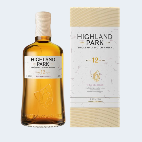 <h4>HIGHLAND PARK 12 Single Malt Whiskey</h4>
                                             <div class='border-bottom my-3'></div> 
                                            <table id='alt-table' cellpadding='3' cellspacing='1' border='1' align='center' width='80%'>
                                                <thead id='head-dark'><tr><th>Quantity</th><th>Price/Unit</th></tr></thead>
                                                 <tr>
                                                    <td>700ml</td>
                                                    <td class='price'>₹5220</td>
                                                </tr>
                                                
                                            </table>
                                            <b class='text-start'>Description :</b>
                                            <p class='text-justify mt-2'>
                                       A fresh-faced, zesty whisky with a natural golden amber colour direct from the cask. Spicy but mellow, with subtle smoke on the finish, it’s a great introduction to the unique warmth of Orkney heathered peat—and the convivial spirit of our island home. 
                                            </p>